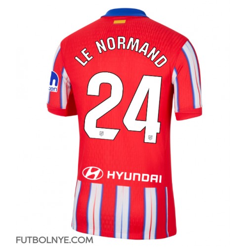 Camiseta Atletico Madrid Robin Le Normand #24 Primera Equipación 2024-25 manga corta